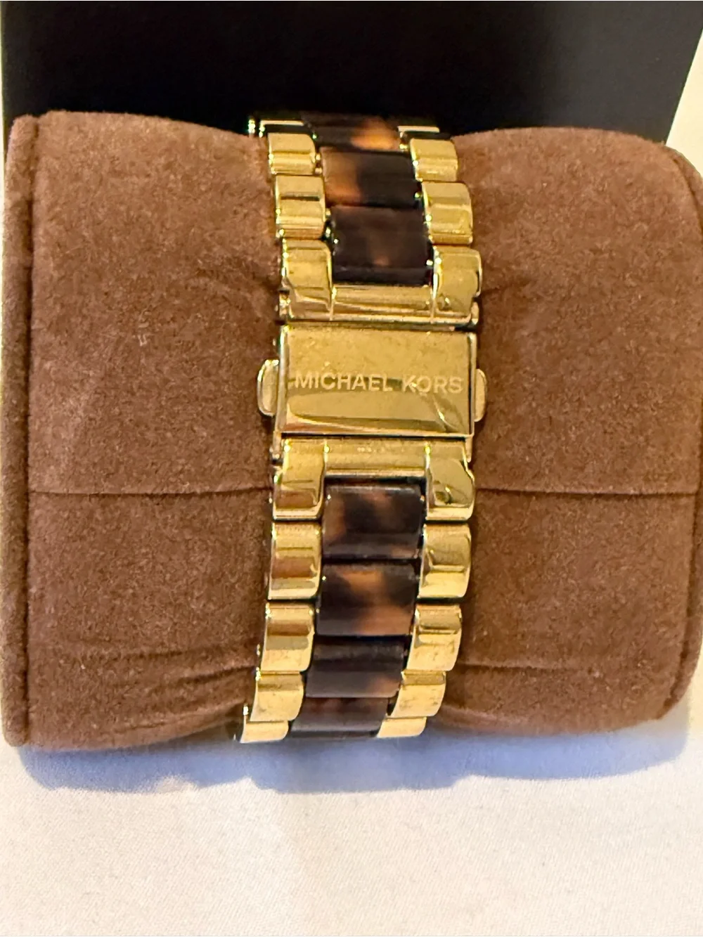 NEW Michael Kors MK5696 Bradshaw Gold & Tortoiseshell Chronograph Watch - NIB